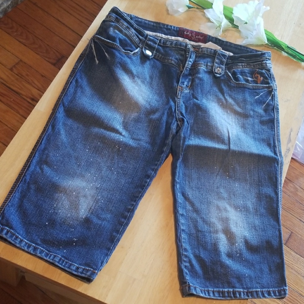 Baby phat Jean shorts size 13